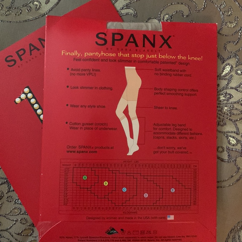 SPANX Footless Pantyhose, Size C, NWT - Picture 5 of 5